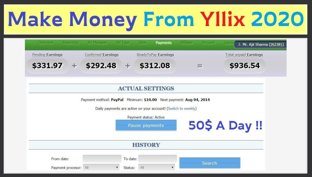 Yllix Ad Network Reviews & Payment Proof